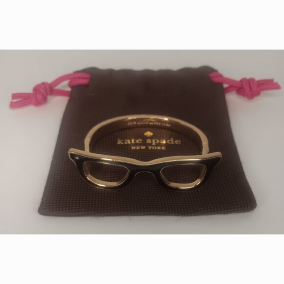 VINTAGE & RARE KATE SPADE BRAD GORESKI LOOKOUT EYEGLASS BANGLE - Picture 4 of 8
